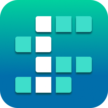 An icon representing a crossword game you can play on pop.in, called co-op crosswords.